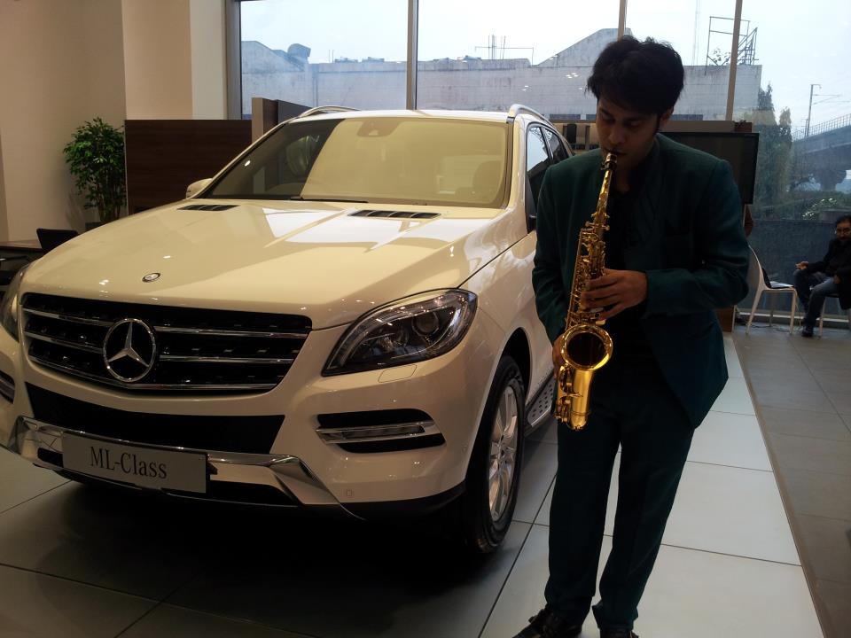 best saxophone artist chandigarh